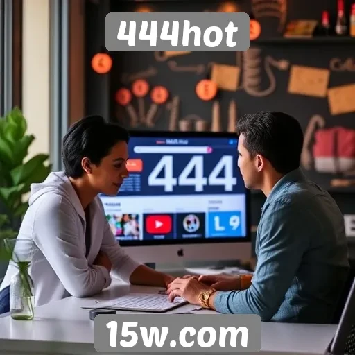 Estratégias de marketing do site 444hot